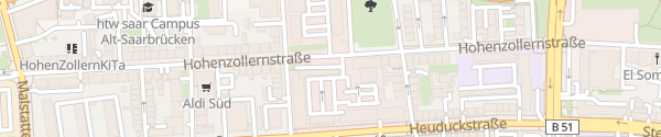 Karte Stadtwerke Saarbrücken