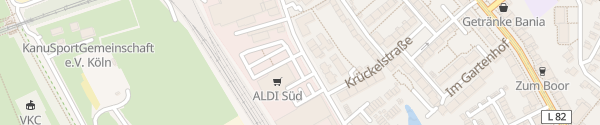 Karte ALDI Süd Poll Köln