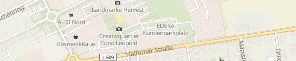 Karte EDEKA Honsel Dorsten