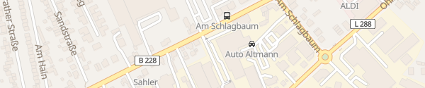 Karte Autohaus Altmann Haan