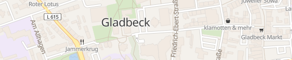Karte Rathaus Gladbeck