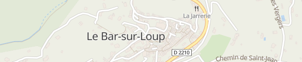 Karte Place Francis Paulet Le Bar-sur-Loup