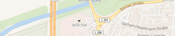 Karte ALDI Süd Bonner Straße Leverkusen