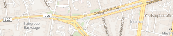Karte Zweigertstraße Essen