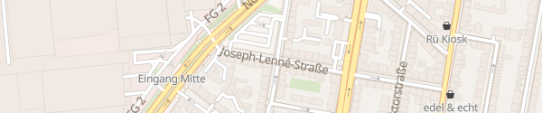Karte Joseph-Lenné-Straße Essen