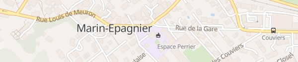 Karte Parking Espace Perrier Marin-Epagnier