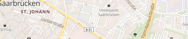 Karte Landwehrplatz Saarbrücken