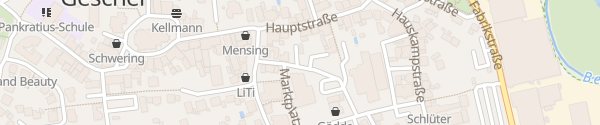 Karte Rathaus Gescher