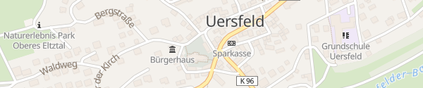 Karte Lindenstraße Uersfeld