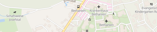 Karte Krankenhaus Bethanien Solingen