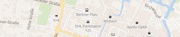 Karte Berliner Platz Gronau