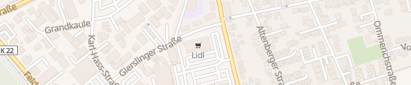 Karte Lidl Porzer Straße Niederkassel