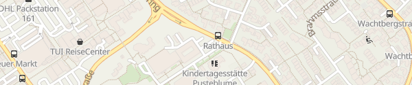 Karte Neues Rathaus Meckenheim