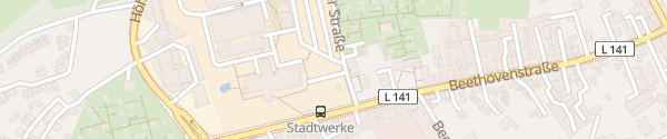 Karte Kundenparkplatz Stadtwerke Solingen