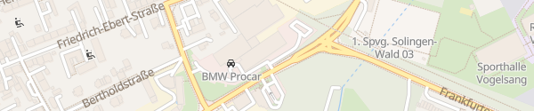 Karte BMW Autohaus Procar Solingen