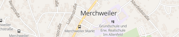 Karte Parkplatz Sparkasse/Apotheke Merchweiler