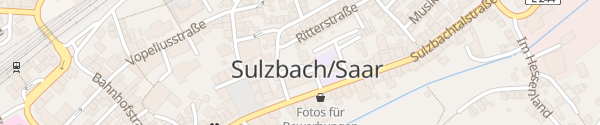 Karte Rathaus Sulzbach/Saar