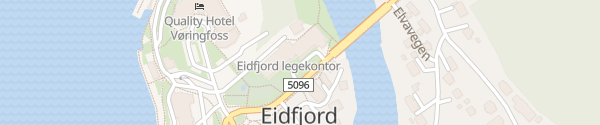 Karte Quality Hotel Vøringfoss Eidfjord