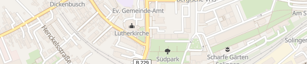 Karte IHK/Lutherkirche Solingen
