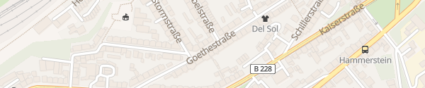 Karte Goethestraße Wuppertal