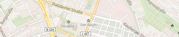 Karte Rathausparkplatz Solingen