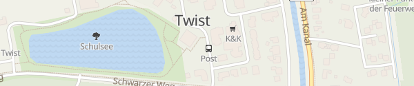 Karte Rathaus Twist