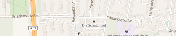 Karte Friedensstraße Köln