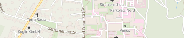 Karte Uniklinik Parkhaus Nord Bonn
