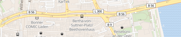 Karte Bertha-von-Suttner-Platz Bonn
