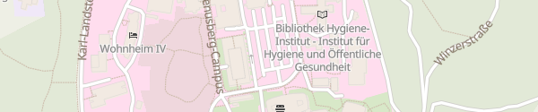 Karte Uniklinik Parkplatz Süd Bonn