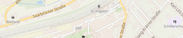 Karte Bahnhof St. Ingbert
