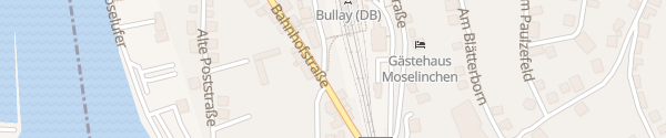 Karte Umweltbahnhof Bullay Parkplatz West Bullay