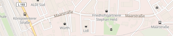 Karte Lidl Beuel-Ost Bonn