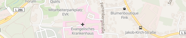Karte Evangelisches Krankenhaus Bergisch Gladbach