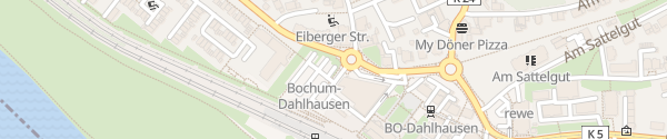 Karte Bahnhof Dahlhausen Bochum