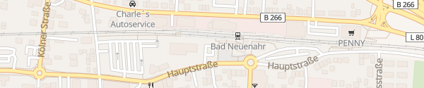 Karte Bahnhof Bad Neuenahr Bad Neuenahr-Ahrweiler