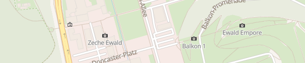 Karte Doncaster Platz / Zeche Ewald Herten