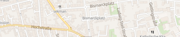 Karte Bismarckplatz Bochum