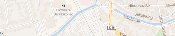 Karte Parkplatz Rekener Straße Coesfeld