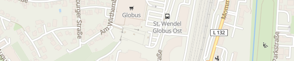 Karte Globus St. Wendel
