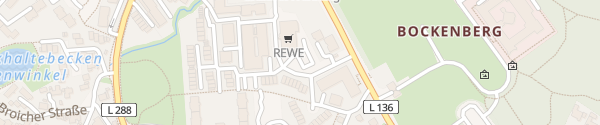 Karte REWE Sattlerweg Bergisch Gladbach