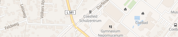 Karte Parkplatz Schulzentrum Coesfeld