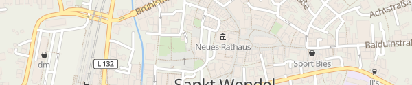 Karte Rathaus St. Wendel