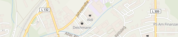 Karte ALDI Süd Jahnstraße St. Wendel