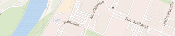 Karte Parkplatz  Ruhrallee Hattingen