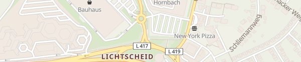Karte Hornbach Wuppertal