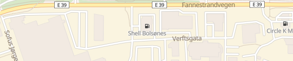 Karte Shell Bolsønes Molde