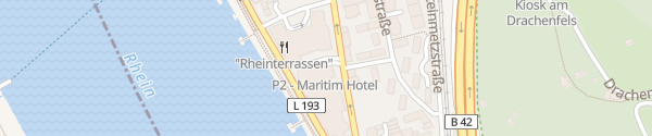 Karte Maritim Hotel Königswinter Königswinter