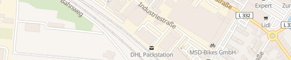 Karte ALDI Süd Industriestraße Siegburg
