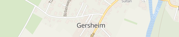 Karte Gemeindeverwaltung Gersheim